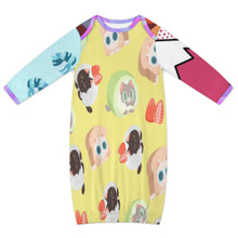 Charger l'image dans la galerie, Gigoteuse bébé haute qualité LM229 personnalisée avec prénom motif texte (conception multi-images)