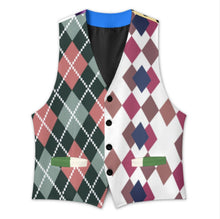 Charger l'image dans la galerie, Gilet de costume homme LTM00296 personnalisée avec prénom motif texte (conception multi-images)