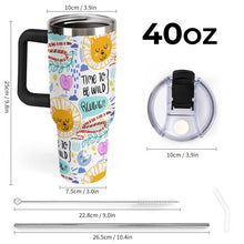 Charger l'image dans la galerie, Gobelet de voiture de grande capacité en acier inoxydable 304 personnalisé avec photo texte prénom