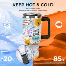 Charger l'image dans la galerie, Gobelet de voiture de grande capacité en acier inoxydable 304 personnalisé avec photo texte prénom