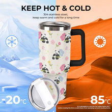 Charger l'image dans la galerie, Gobelet grande capacité de 40 onzas en acier inoxydable 304 personnalisée avec prénom motif texte