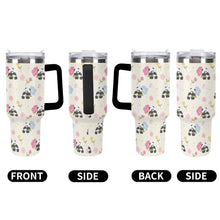 Charger l'image dans la galerie, Gobelet grande capacité de 40 onzas en acier inoxydable 304 personnalisée avec prénom motif texte