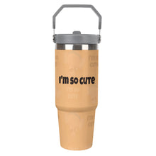 Charger l'image dans la galerie, Gobelet isotherme de grande capacité de 30 oz pour voiture personnalisé avec photo texte prénom