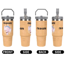 Charger l'image dans la galerie, Gobelet isotherme de grande capacité de 30 oz pour voiture personnalisé avec photo texte prénom