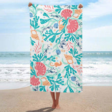 Charger l'image dans la galerie, Grande serviette de plage serviette de sauna serviette de bain légère (version horizontale ou verticale disponible) personnalisé avec photo texte prénom