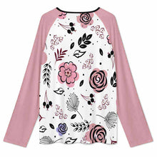 Charger l'image dans la galerie, Haut à manches longues à fermeture éclair en V pour femme NT58 personnalisé avec photo texte prénom (conception une image)