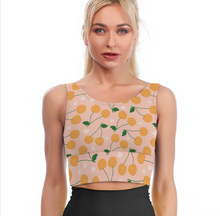 Charger l'image dans la galerie, Haut court pour femmes soutien-gorge de sport Yoga YJ031 personnalisé avec photo texte prénom (conception multi-images)