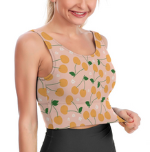 Charger l'image dans la galerie, Haut court pour femmes soutien-gorge de sport Yoga YJ031 personnalisé avec photo texte prénom (conception multi-images)