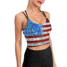 Charger l'image dans la galerie, Haut de yoga / soutien-gorge de sport confortable femme YJ005 personnalisé avec photo logo texte motif (impression des multi-images)