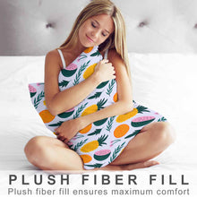 Charger l'image dans la galerie, Taies d'oreiller / Housses de coussin en polyester en forme de longue bande personnalisée avec photo prénom (impression recto-verso)