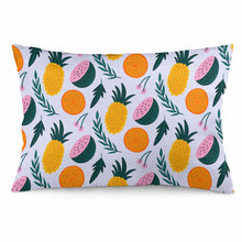 Charger l'image dans la galerie, Taies d'oreiller / Housses de coussin en polyester en forme de longue bande personnalisée avec photo prénom (impression recto-verso)