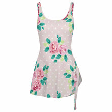 Charger l'image dans la galerie, Jupe courte caraco LM466 pour femme personnalisée avec prénom motif texte