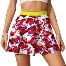 Charger l'image dans la galerie, Jupe de patinage artistique femme LM233 personnalisée avec prénom motif texte (conception multi-images)