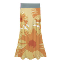 Charger l'image dans la galerie, Jupe queue de poisson taille haute femme GM personnalisée avec prénom motif texte (conception multi-images)