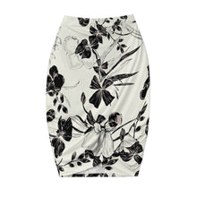 Charger l'image dans la galerie, Jupe mi-longue sexy pour femmes NQ taille haute élastique portefeuille aux hanches personnalisé avec photo texte prénom (conception une image)