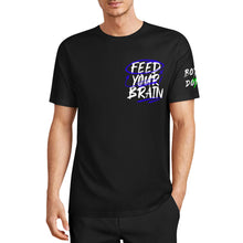 Charger l'image dans la galerie, Les t-shirts classiques en coton biologique imprimés poitrine et poignets personnalisée avec prénom motif texte