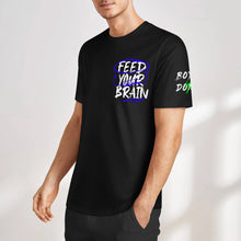 Charger l'image dans la galerie, Les t-shirts classiques en coton biologique imprimés poitrine et poignets personnalisée avec prénom motif texte