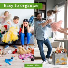 Charger l'image dans la galerie, Lot de 6 bacs de rangement pliables personnalisée avec prénom motif texte