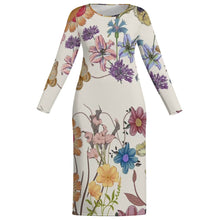 Charger l'image dans la galerie, MXLD01 Robe à manches longues femme RRCRQ personnalisé avec photo texte prénom (conception une image)