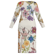 Charger l'image dans la galerie, MXLD01 Robe à manches longues femme RRCRQ personnalisé avec photo texte prénom (conception une image)