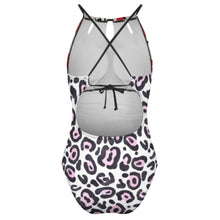 Charger l'image dans la galerie, Maillot de bain une pièce pour femme SDS2004 personnalisée avec prénom motif texte (conception multi-images)