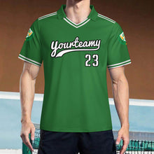 Charger l'image dans la galerie, Maillot de football J58T pour homme avec col en V personnalisée avec prénom motif texte