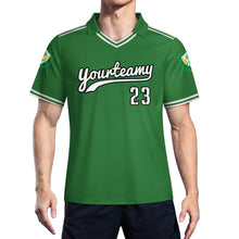 Charger l'image dans la galerie, Maillot de football J58T pour homme avec col en V personnalisée avec prénom motif texte