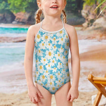 Charger l'image dans la galerie, Maillot de bain une pièce à bretelles fille SDS301 personnalisée avec prénom motif texte