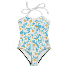 Charger l'image dans la galerie, Maillot de bain une pièce à bretelles fille SDS301 personnalisée avec prénom motif texte