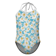 Charger l'image dans la galerie, Maillot de bain une pièce à bretelles fille SDS301 personnalisée avec prénom motif texte