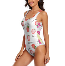 Charger l'image dans la galerie, Maillot de bain une pièce femme LT3190 été maillot de bain dos nu joint personnalisée avec prénom motif texte (conception multi-images)