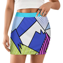Charger l'image dans la galerie, Mini-jupe femme LM243 personnalisée avec prénom motif texte (conception multi-images)