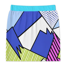 Charger l'image dans la galerie, Mini-jupe femme LM243 personnalisée avec prénom motif texte (conception multi-images)