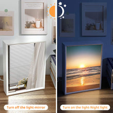 Charger l'image dans la galerie, Miroir veilleuse personnalisé avec photo texte prénom