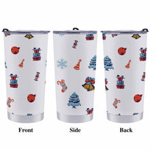 Charger l'image dans la galerie, Mug de voiture mug à café avec couvercle et paille en acier inoxydable 304 personnalisé avec photo texte prénom