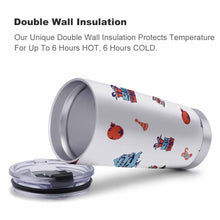 Charger l'image dans la galerie, Mug de voiture mug à café avec couvercle et paille en acier inoxydable 304 personnalisé avec photo texte prénom