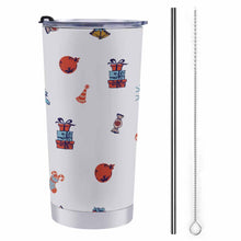 Charger l'image dans la galerie, Mug de voiture mug à café avec couvercle et paille en acier inoxydable 304 personnalisé avec photo texte prénom