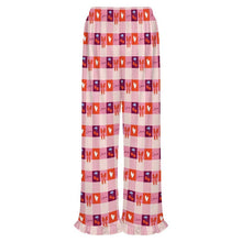 Charger l'image dans la galerie, Pantalon de pyjama à volants pour femme NSHYBSK personnalisé avec prénom motif texte (conception une image)