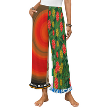 Charger l'image dans la galerie, Pantalon de pyjama à volants pour femme NSHYBSK personnalisé avec prénom motif texte (conception multi-images)