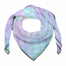 Charger l'image dans la galerie, Foulard carré soie multi usages femme NZ215 personnalisé avec photo logo motif texte