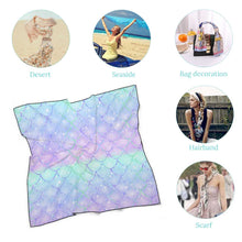 Charger l'image dans la galerie, Foulard carré soie multi usages femme NZ215 personnalisé avec photo logo motif texte