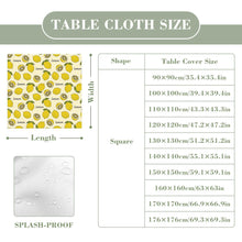 Charger l'image dans la galerie, Nappe carrée en toile cirée JJ05191095 personnalisé avec photo texte prénom