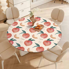 Charger l'image dans la galerie, Nappe de table ronde en tissu oxford imperméable personnalisée avec photo texte motif