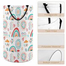 Charger l'image dans la galerie, Panier à linge pliable grande capacité personnalisé avec photo texte prénom