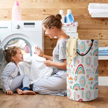 Charger l'image dans la galerie, Panier à linge pliable grande capacité personnalisé avec photo texte prénom