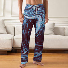 Charger l'image dans la galerie, Pantalon de nuit ample pour homme LM071 taille S-5XL personnalisé avec photo texte prénom (conception une image)