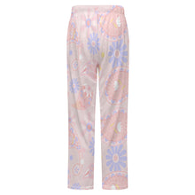 Charger l'image dans la galerie, Pantalon de pyjama ample en peluche pour femme LM218 (motifs différents devant et derrière) personnalisé avec photo texte prénom