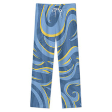 Charger l'image dans la galerie, Pantalon de pyjama ample en peluche pour homme LM071 personnalisé avec photo texte prénom (conception une image)