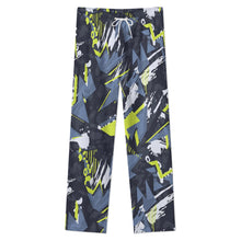 Charger l'image dans la galerie, Pantalon de pyjama ample en peluche pour homme LM217 (différents motifs devant et derrière) personnalisé avec photo texte prénom