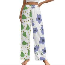 Charger l'image dans la galerie, Pantalon de pyjama long ample pour femme bas de pyjama ample tailles jusqu'à 5XL personnalisée avec prénom motif texte (conception multi-images)